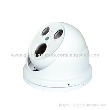 2.0MP network waterproof IP dome camera with metal case, optional alarm, audio, 3G & WiFi